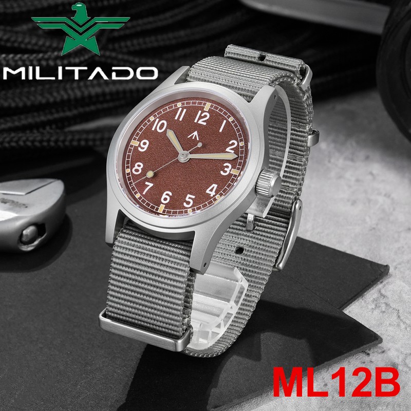 Electronics Gadgets For Men - Militado ML12B Mens Watch VH31 Sweep