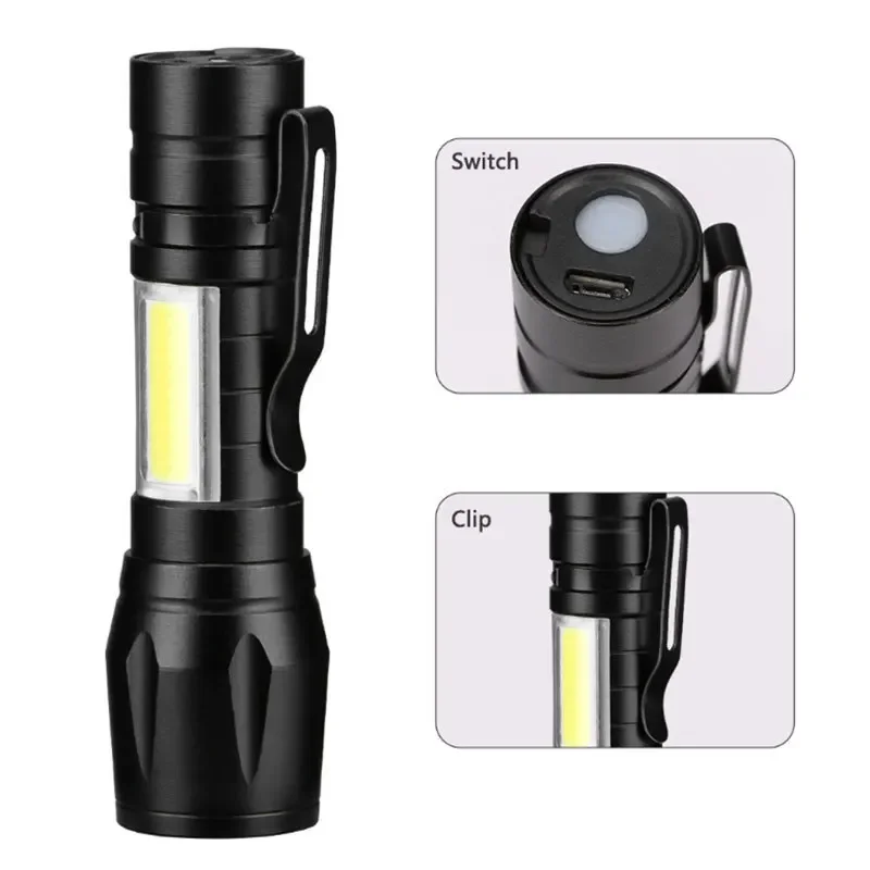 Mini LED Flashlight COB+XPE Po - Mini Electronics Gadgets review and price