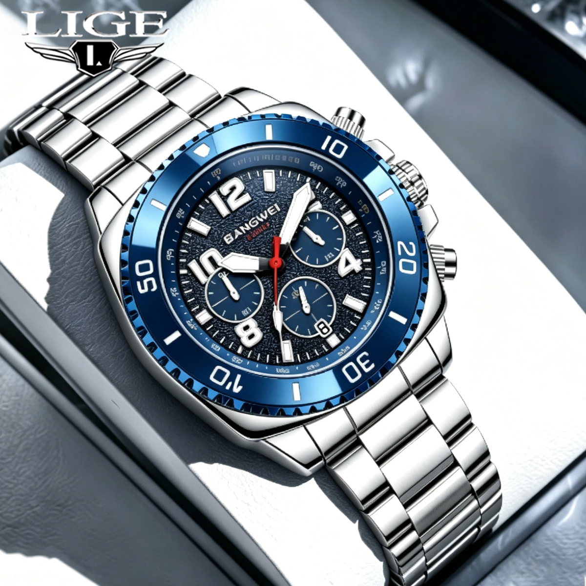 BANGWEI Luxury Quartz Men Watc - Electronics Gadgets For Men review and price