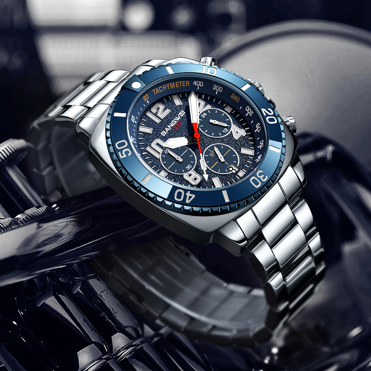 BANGWEI Luxury Quartz Men Watc - Electronics Gadgets For Men review and price