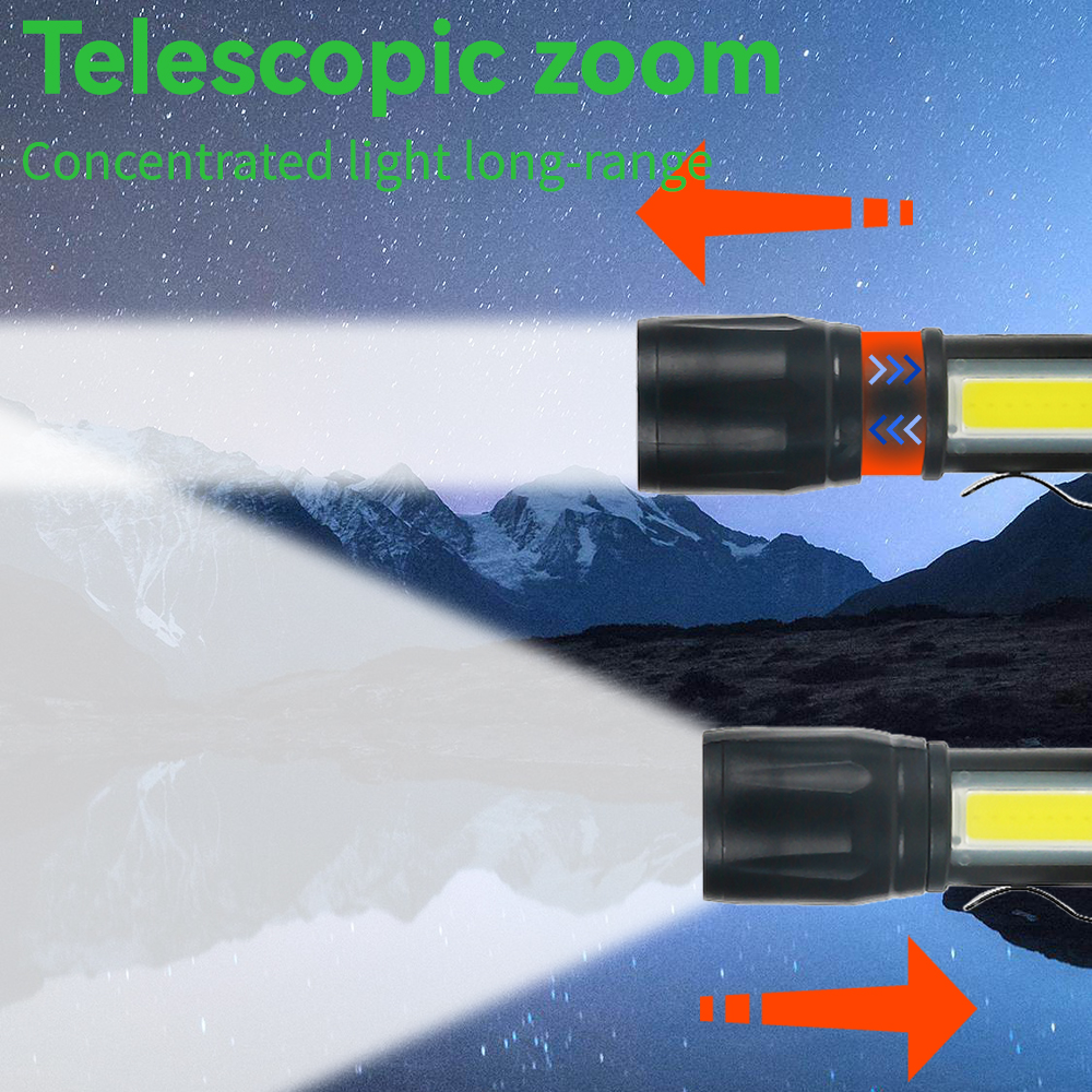 Mini LED Flashlight COB+XPE Po - Mini Electronics Gadgets review and price