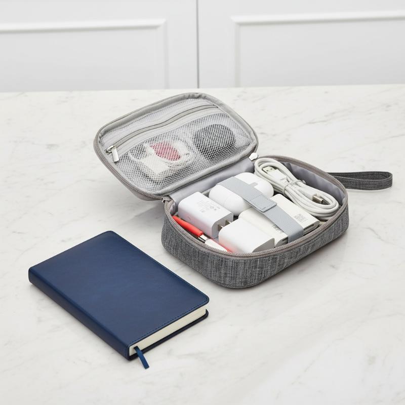 Double Layer Cable Storage Bag - Electronics And Gadgets With A review and price