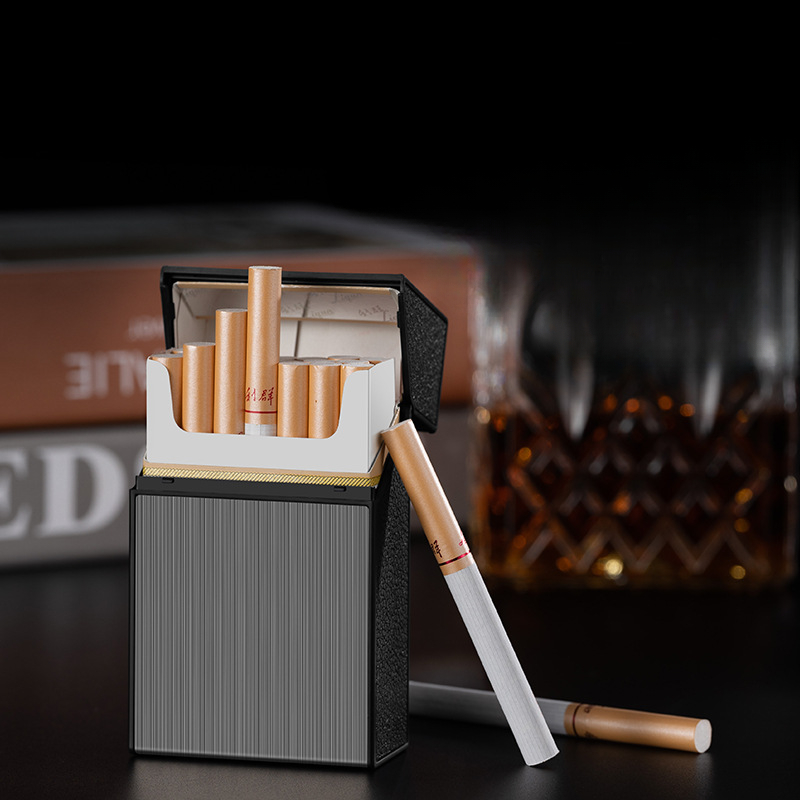 2 In 1 20 Cigarette Case Light - Electronics Gadgets For Men review and price