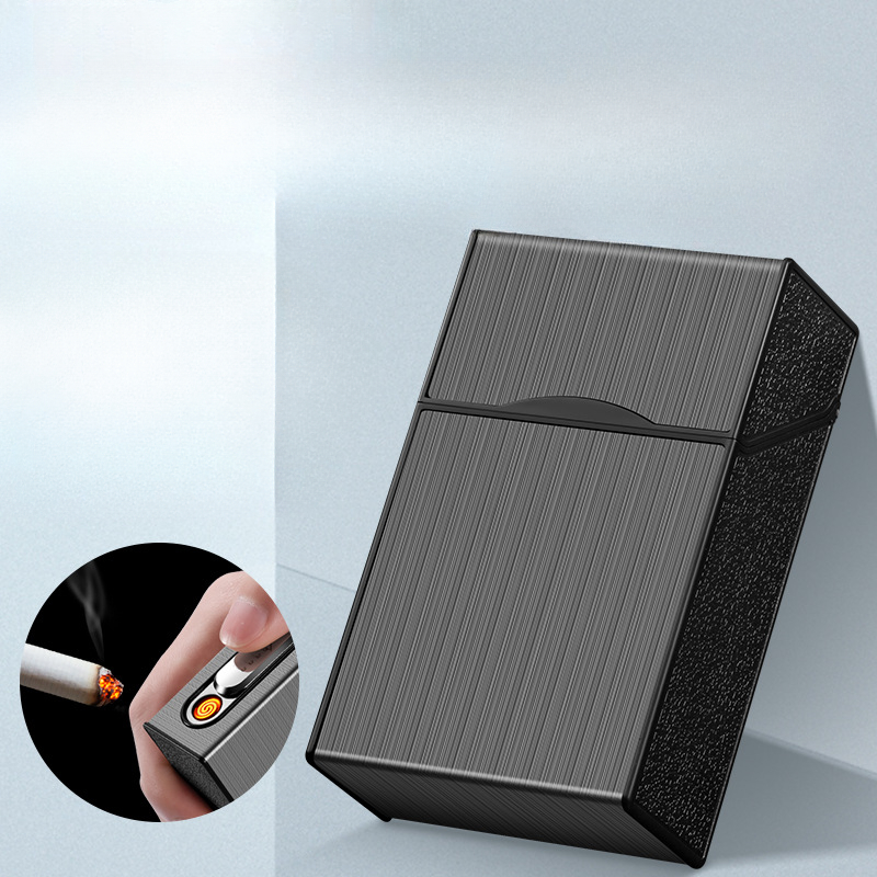 2 In 1 20 Cigarette Case Light - Electronics Gadgets For Men review and price