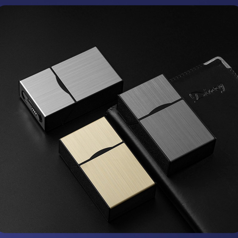 2 In 1 20 Cigarette Case Light - Electronics Gadgets For Men review and price