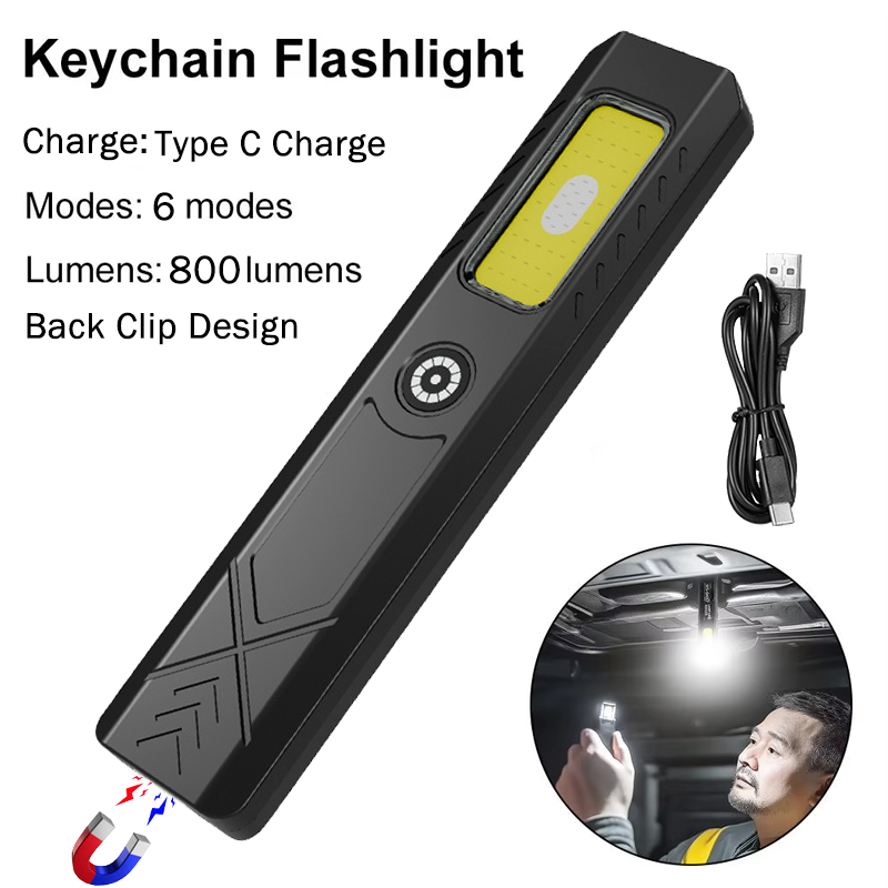 LED Hat Clip Flashlight USB-C  - Mini Electronics Gadgets review and price
