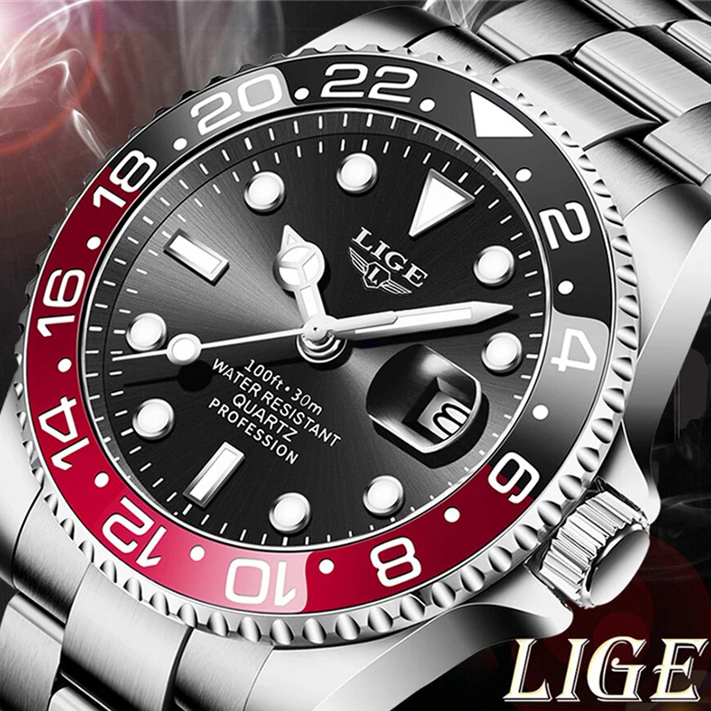 LIGE 2026 Men's watches busine - Electronics Gadgets For Men review and price