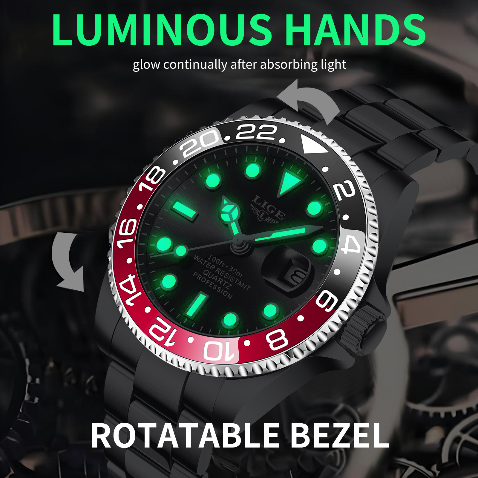 LIGE 2026 Men's watches busine - Electronics Gadgets For Men review and price