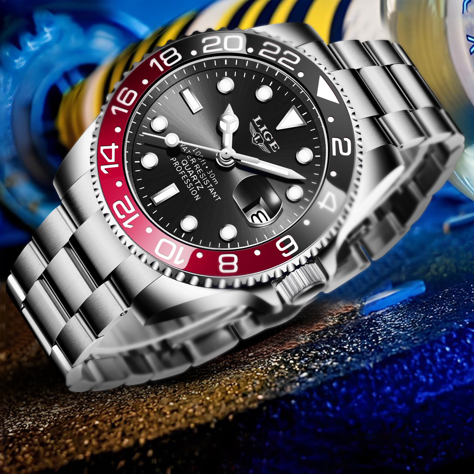 LIGE 2026 Men's watches busine - Electronics Gadgets For Men review and price